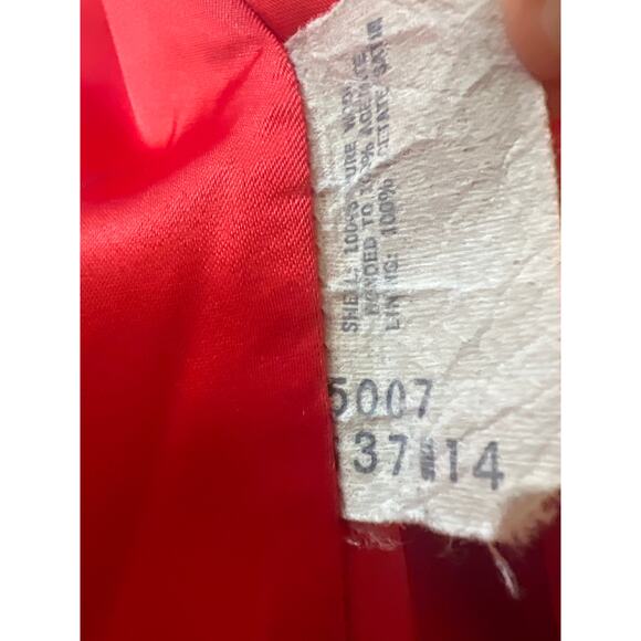 MACKINTOSH Wool Bright Red Authentic Peacoat Women's Small USA Made - Picture 9 of 10